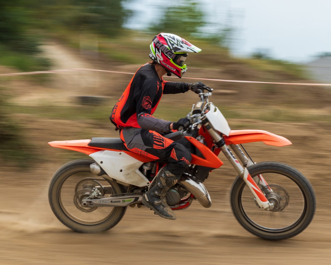 Moto Camp — rider in action